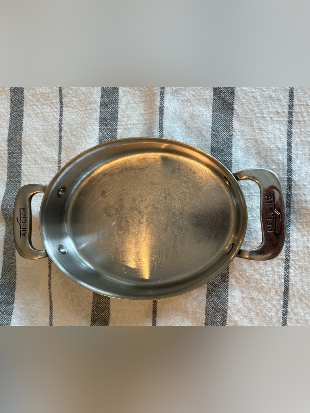 All-Clad Stainless Steel Oval Single Serving Pan